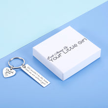 Load image into Gallery viewer, I will always be your little girl Gift for Coworker Keychain Birthday Colleague Boss Day Supervisor Friends Retirement Appreciation Gifts Farewell Leaving Going Away Gifts