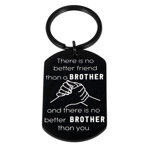 Funny Brother Keychain Christmas Birthday Presents for Big Little Brother in Law from Sister Brother in Law Anniversary Wedding Day Keychain Gift for Men BFF Best Friend Family Keyring Jewelry