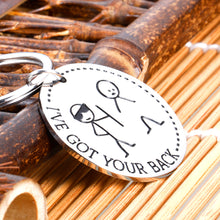 Load image into Gallery viewer, I’ve Got Your Back Stick Figures Keychain for Her Him Funny Friend Valentine&#39;s Day Keychain Gifts for Best Friends BFF Coworker Daughter Son Sisters Brothers Friendship Graduation Birthday Christmas