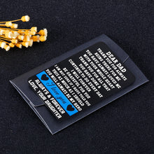 Load image into Gallery viewer, to My Dad Wallet Card Inserts from Daughter Metal Wallet Insert Card for Daddy Stepdad Father in Law Dad Birthday Christmas Gifts for Stepfather Grandfather Thanksgiving Appreation Present