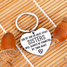 Load image into Gallery viewer, Sister Keychain GIFS from Sister BFF Christmas Birthday Friendship Long Distance GIFS for Women Best Friends Anniversary Graduation Thank You Gifts for Her Friend Teen Girls Sister Key Tag Jewelry