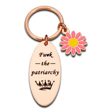 Load image into Gallery viewer, Stocking Stuffers for Women Daughter Gifts from Mom Inspirational Gifts for Mom Birthday Christmas Presents for Girls Friends Rose Gold Keychain Feminist Gift Car Keychain for Teens Female Coworker