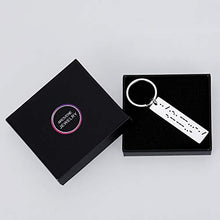 Load image into Gallery viewer, Unique Morse Code I Love You Keychain for Boyfriend Husband Girlfriend Wife Anniversary Wedding Valentines Christmas Birthday Couple Gifts for Him Her Best Friend Fiance Groom Bride