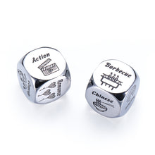 Load image into Gallery viewer, Funny Gifts for Girlfriend Boyfriend Valentines Day Gifts Anniversary Romantic Gifts for Him Her Metal Dice Date Night Gifts for Couples Husband Wife Birthday Naughty Dice for Women Men