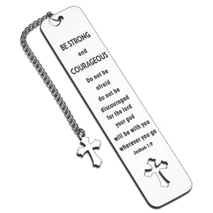 Christian Gifts Bookmarks for Women Inspirational Metal Bookmark for Kids Men Book Lover Birthday Christmas Easter Motivational Cross Bible Bookmark Religious Baptism Gift for Girls Daughter Teens