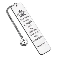 Load image into Gallery viewer, Christian Bookmarks for Women Men Book Markers for Book Lovers Inspirational Religious Bible Verse Gifts for Girls Teens Metal Bookmark Christmas Birthday Graduation Gifts for Daughter Son Boys
