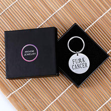 Load image into Gallery viewer, Cancer Keychain Gifs for Women Men Skin Lung Breast Cancer Awareness Gifs Ribbon Key Ring for Cancer Survivor Chemo Patients Inspirational Keychains for Women Friend Cancer Message Presents