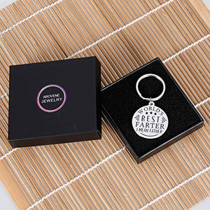 Funny Fathers Day Gifts for Dad Christmas Birthday Father in Law Papa Step Dad Gifts Husband from Kids Wife Daddy Keychain World's Best Farter I Mean Father