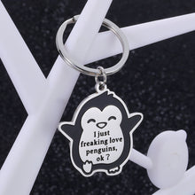 Load image into Gallery viewer, Penguin Gifts Cute Keychain Stocking Stuffer for Women Men Teenage Girls Gifts Ideas for Penguin Lovers Penguin Gifts for Women cool Keychains Birthday Christmas Gifts for Boys Friends Sisters