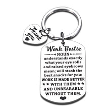 Load image into Gallery viewer, Gifts for Coworkers Office Gifts for Women Work Bestie Appreciation Valentines Day Gifts Bulk Thank You Gifts for Boss Friends Farewell Going Away Goodbye White Elephant Gifts Colleague Keychain