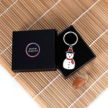 Load image into Gallery viewer, Christmas Gifts Snowman Keychain Chic Fashion Pendant Key Fob Coin Purse Creative Small Gift Stocking Stuffers Jewelry for Child Girl Women
