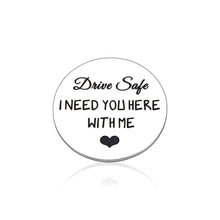 Load image into Gallery viewer, Drive Safe Gifts for Boyfriend Cute Valentines Christmas Gifts for Him Her Husband Anniversary Birthday Presents from Wife Fiance Couple Gifts New Driver Gift for Son Friend Women Men Pocket Hug Token