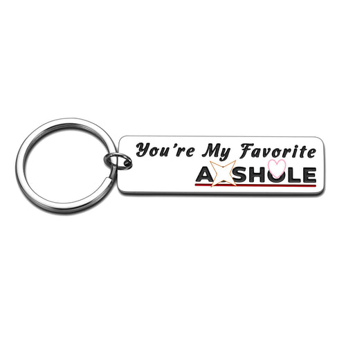 Funny Boyfriend Birthday Gifts Keychain for Him Her Couple Gifts for Boyfriend Husband Hubby Wedding Anniversary Gifts from Girlfriend Wife Bride Christmas Valentine Gifts for Women Men Keyring