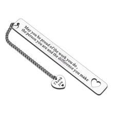 Load image into Gallery viewer, Christmas Office Gifts Employee Appreciation Gifts for Coworkers Leaving Gifts Secret Santa Gifts for Coworker Friends Boss Retirement Going Away Farewell Gifts Inspirational Bookmarks for Book Lovers