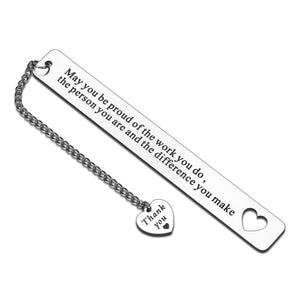 Christmas Office Gifts Employee Appreciation Gifts for Coworkers Leaving Gifts Secret Santa Gifts for Coworker Friends Boss Retirement Going Away Farewell Gifts Inspirational Bookmarks for Book Lovers