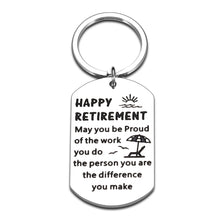 Load image into Gallery viewer, Retirement Gifts for Women Best Retirement Gifts for Dad Mom Retirement Gifts for Grandma Grandpa Christmas Stocking Stuffers for Men Retired Keychain Gifts for Coworkers Farewell Leaving Gifts