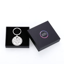 Load image into Gallery viewer, Son Keychain Christmas I Love You Gifts from Step Mom Dad Inspirational Graduation Sweet 16 18 Birthday Stocking Stuffers Back to School Gift for to My Foster Son Stepson Boys Kids Teen Keyring