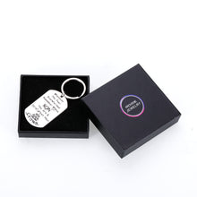 Load image into Gallery viewer, Inspirational Keychain to My Son Gift from Mom Encouragement Graduation Gift for College Student Teen Boys Step Son Birthday Christmas Stocking Stuffers Gifts for Kids from Mommy Stepmom Keyring