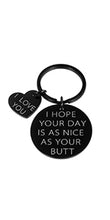 Load image into Gallery viewer, Funny Couple Valentines Gift for Husband Boyfriend Birthday Wedding Anniversary Keychain for Hubby from Wife Girlfriend Stocking Stuffer for Him Men Fiance from Fiancée Bride Gag Keyring