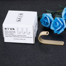 Load image into Gallery viewer, STVK Adhesive Hooks Heavy Duty Wall Hooks Stainless Steel Ultra Strong Waterproof Hanger for Robe Coat Towel Keys Bags Home Kitchen Bathroom