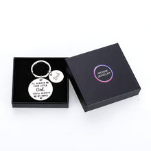 Load image into Gallery viewer, Dad Daughter Keychain Birthday Christmas Fathers Day Gifs from Step Daughter to My New Step Dad Father of the Bride Gifs for Papa New Daddy Wedding Valentines Day Gift for Men Father to Be Keyring