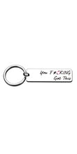 Load image into Gallery viewer, Funny Couple Valentines Gift for Husband Boyfriend Birthday Wedding Anniversary Keychain for Hubby from Wife Girlfriend Stocking Stuffer for Him Men Fiance from Fiancée Bride Gag Keyring