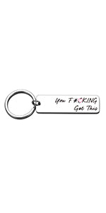 Funny Couple Valentines Gift for Husband Boyfriend Birthday Wedding Anniversary Keychain for Hubby from Wife Girlfriend Stocking Stuffer for Him Men Fiance from Fiancée Bride Gag Keyring