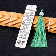 Load image into Gallery viewer, Christmas Gifts Inspirational Bookmark for Women Men Book Lover Friends 2022 Graduation Birthday Gifts for Students Teens Kids Appreation Bookmarks with Tassel for Teachers Retirement Boss Coworker Leaving Stocking Stuffers
