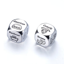 Load image into Gallery viewer, Funny Gifts for Girlfriend Boyfriend Valentines Day Gifts Anniversary Romantic Gifts for Him Her Metal Dice Date Night Gifts for Couples Husband Wife Birthday Naughty Dice for Women Men