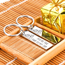 Load image into Gallery viewer, Valentines Gifts The Office TV Show Merchandise Keychain for Him Her Jim to My Pam Key Chains Set for Couple Husband Wife Women Men Engagement Boyfriend Girlfriend Wedding Anniversary Friendship