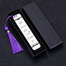 Load image into Gallery viewer, Christmas Gifts She Believe She Could So She Did Bookmark Inspirational 2022 Gradutaion Bookmark with Tassel for Women Her Girl Book Lover Birthday Valentine Stocking Stuffers Gifts Nurse Best Friends Coworker Leaving Gifts