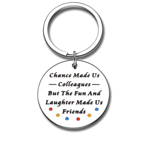 Christmas Gift Coworker Keychain Gifts for Office Women Men Boss Mentor Leader Boss Day Birthday Going Away Promotion Farewell Goodbye Retirement Employee Appreciation Thank You Xmas Gifts for Colleagues Friends Stocking Stuffers