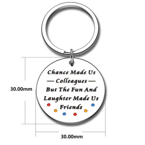 Christmas Gift Coworker Keychain Gifts for Office Women Men Boss Mentor Leader Boss Day Birthday Going Away Promotion Farewell Goodbye Retirement Employee Appreciation Thank You Xmas Gifts for Colleagues Friends Stocking Stuffers