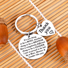 Load image into Gallery viewer, Boss Gifts for Christmas Men Women Office Keychain Appreciation Gifts for Supervisor Mentor Leader Birthday Thank You Leaving Going Away Gifts Retirement Coworker Boss Lady Goodbye Presents