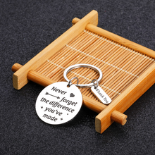 Load image into Gallery viewer, Coworker Leaving Gifts Appreciation Keychain Never Forget The Difference You&#39;ve Made Keychains for ColleagueFriends Coach Retirement Thank You Gifts Boss Leader Work Team Birthday Christmas Keyring Brand: Arovene